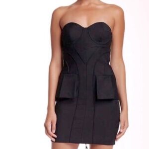 L.A.M.B. | Dresses| Black Bustier Dress | Size 6